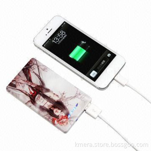 Art Power Bank for Smartphones, iPad/iPhone and Galaxy Tablet, External Battery in Ultra-slim Design